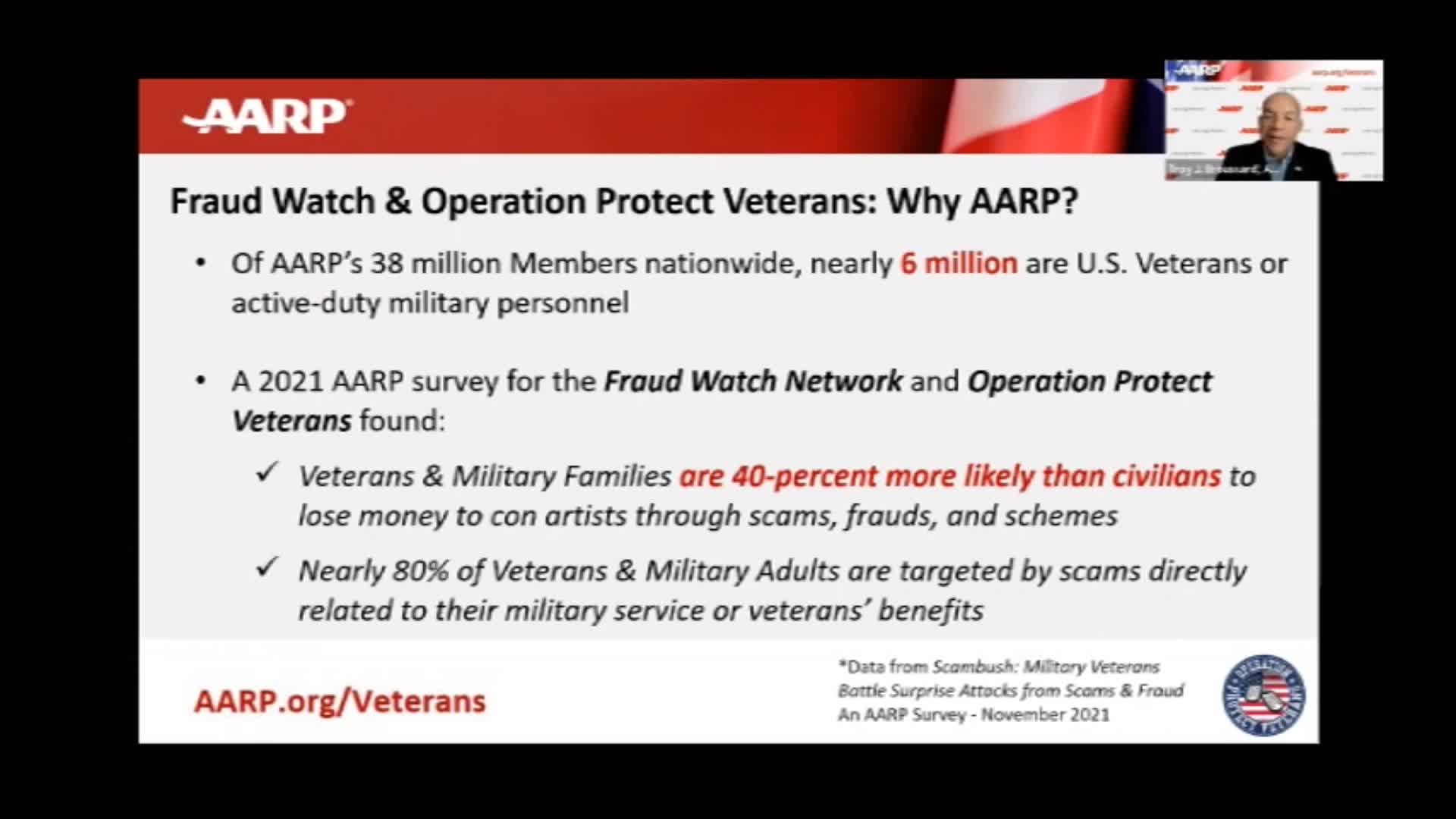 Fighting Fraud with AARP Connecticut - Protecting Veterans & Families